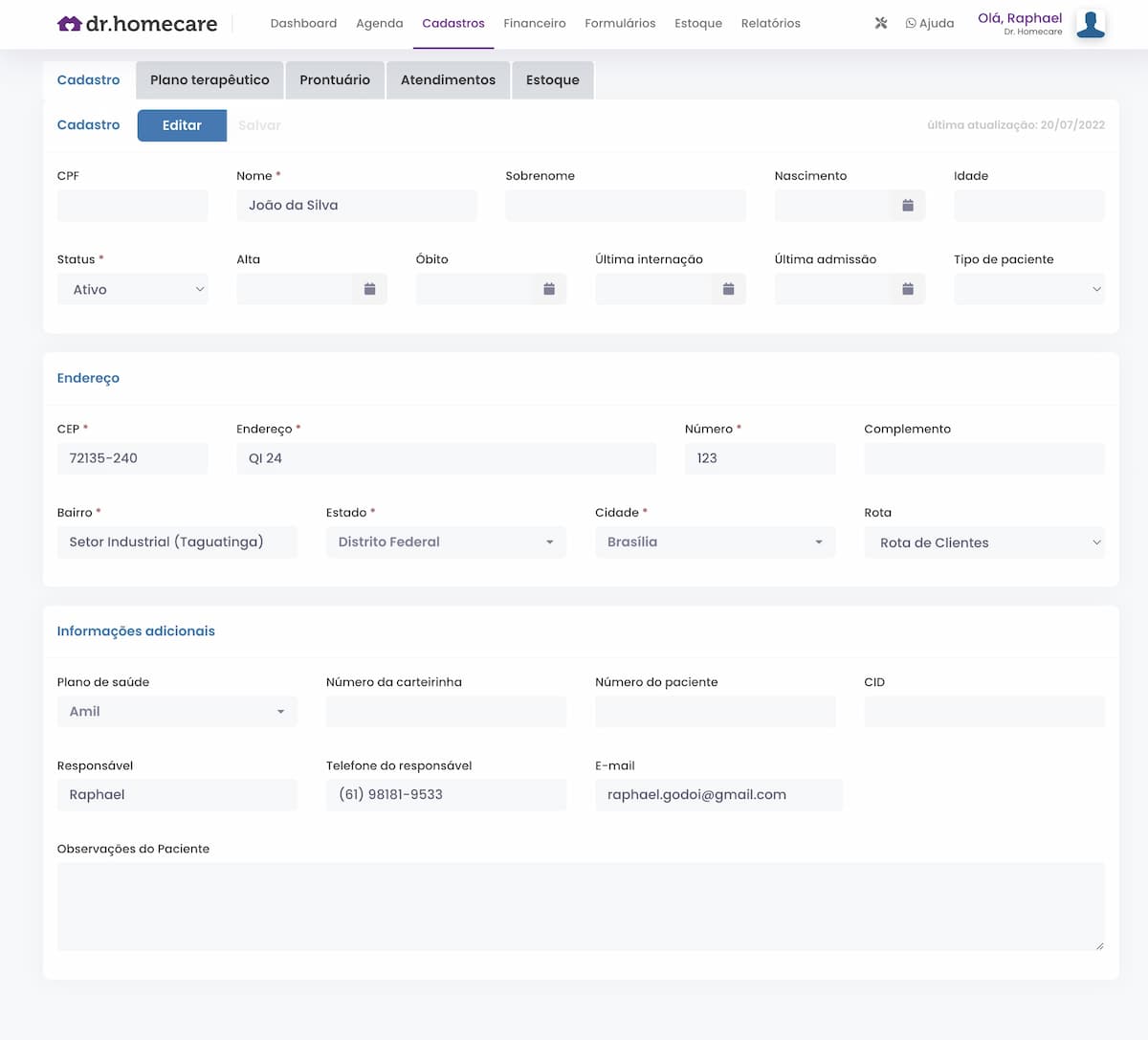 Importe seus colaboradores